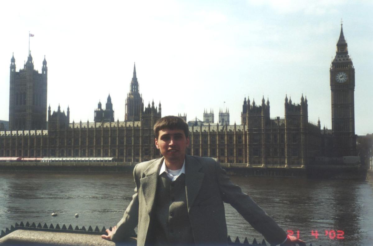 Лондон. Парламент. Темза / London. Parliament. Themsa.